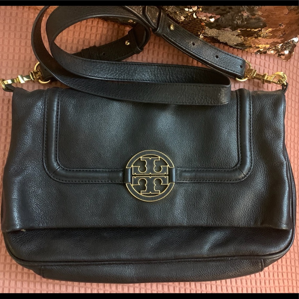 Tory Burch Amanda Fold over leather crossbody